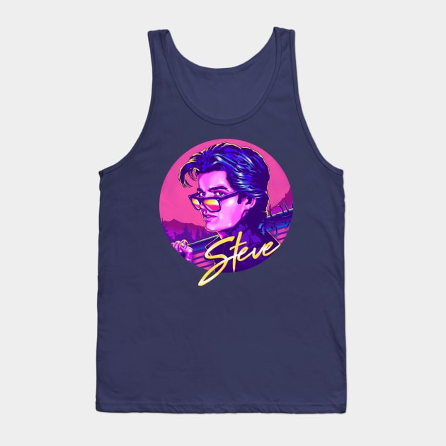 Official Stranger Things: Steve Harrington (Original Version) Tank Top by zerobriant